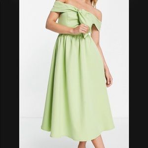 ASOS green dress